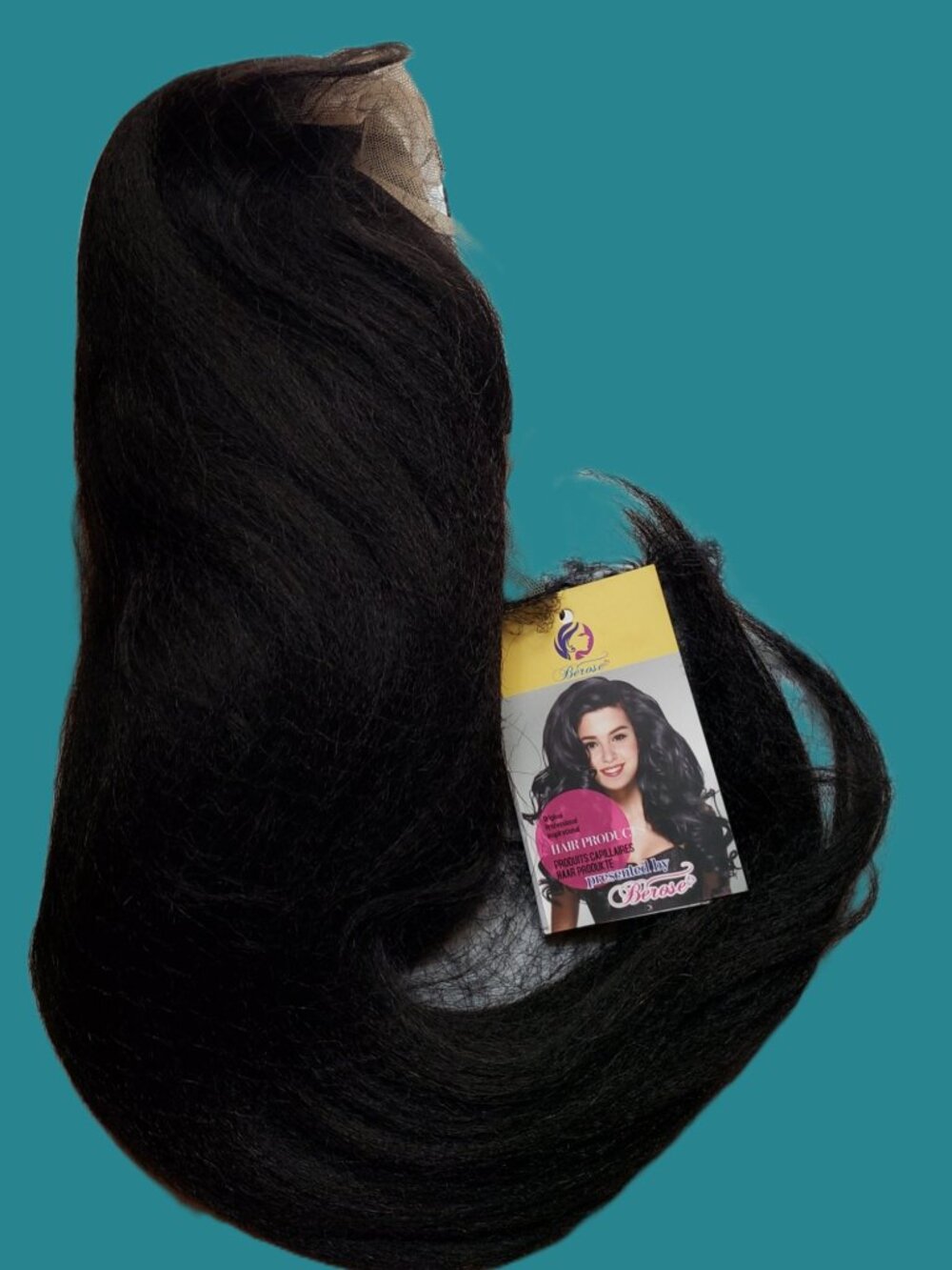 NWT Bérose 100% Virgin Hair Lace Front Wig Yaki 12" 1B TH-TW680-Z